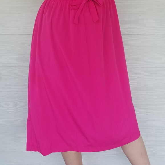 Vtg 1980s Glam Dress, Kimono Sleeves - Picture 8 of 16